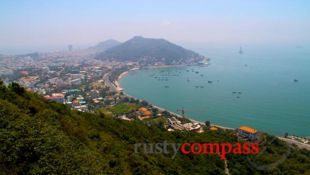 The view across Vung Tau from the cable car.