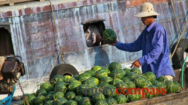 Watermelon sale.