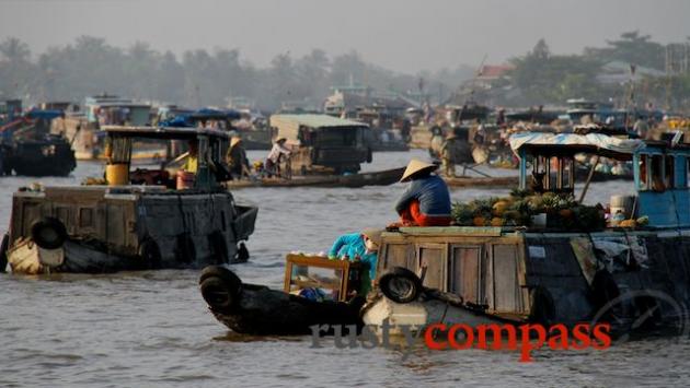 Cai Rang floating market, Can Tho