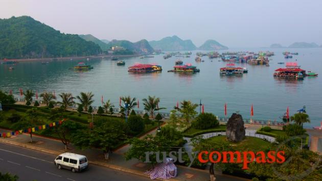 My view from the Cat Ba Dream Hotel.