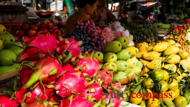 Delicious fruit, Chau Doc market.