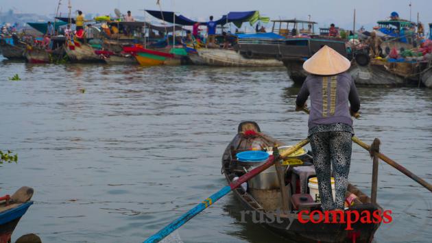 Chau Doc floating market