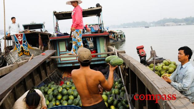 Chau Doc floating market