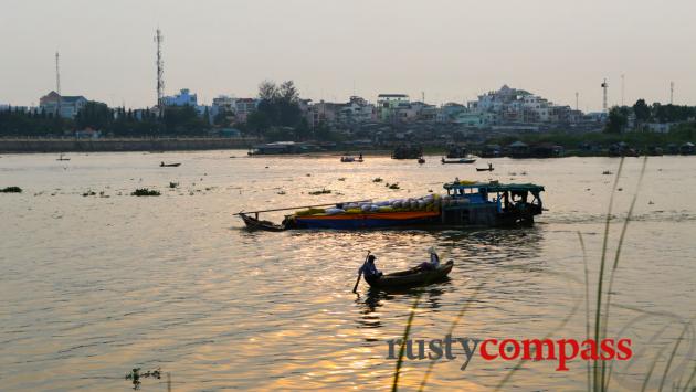 Across the Mekong to Chau Doc from Chau Giang.