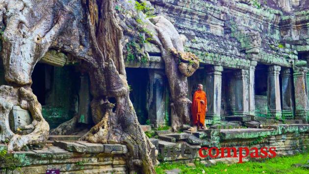 Preah Khan temple - by bike.