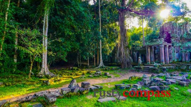 Preah Khan temple - by bike.