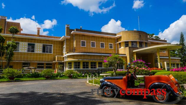 One the stunning Dalat deco residences of Bao Dai, Vietnam's last king.