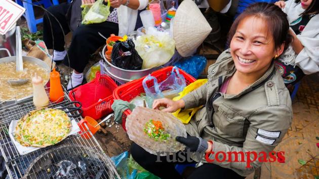 Banh Trang Nuong, Dalat Market