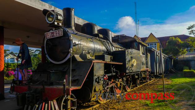 Dalat's distinctive railway station.