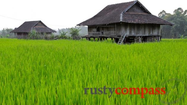 Thai minority village outside of Dien Bien Phu