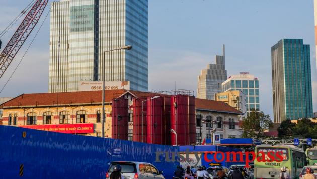 Building a new city can get messy. District 1, Saigon.