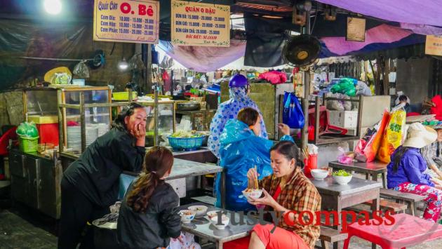 Dong Ba Market food stalls, Hue