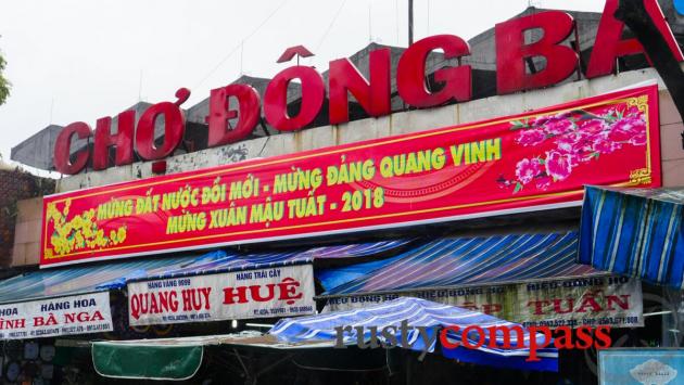 Dong Ba Market food stalls, Hue