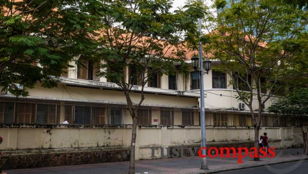 The old Bot Catinat - French colonial police station. Marked for demolition