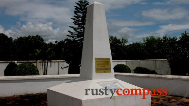 This memorial to fallen French soldiers is nearby the bunker.