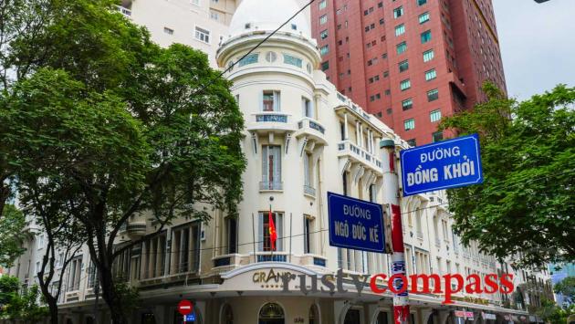 The Grand Hotel, Saigon - one of the city's handsome colonial era buildings.