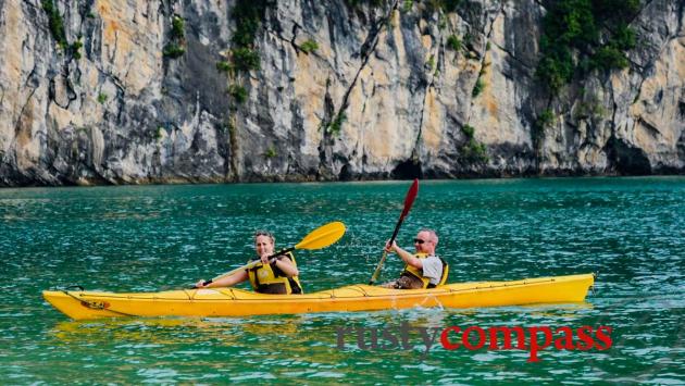 Kayaking, Halong Bay day trip - Bai Tu Long