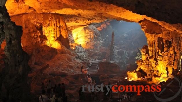 Popular cave stop, Halong Bay
