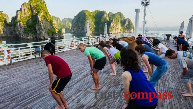 Morning Tai Chi, Halong Bay