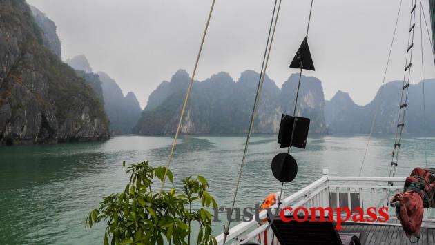 Halong in winter - still beautiful.