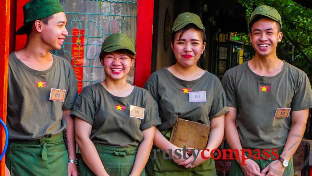 Military chic - Caphe Cong, Hanoi