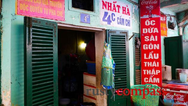 Streetside eatery Hanoi