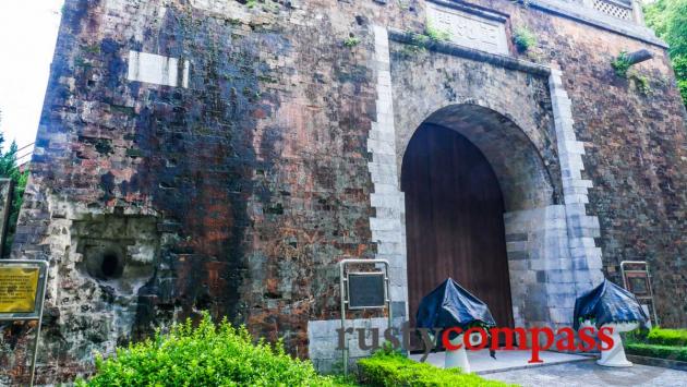 The battered Bac Mon gate, Hanoi Citadel