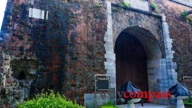 The battered Bac Mon gate, Hanoi Citadel