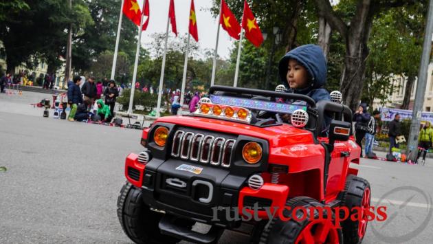 Hanoi's weekend walking precinct.