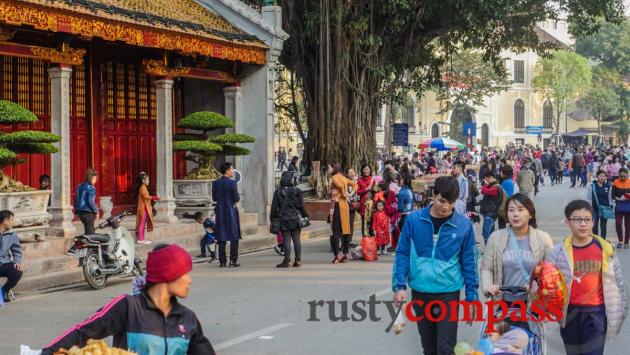 Hanoi's weekend walking precinct.