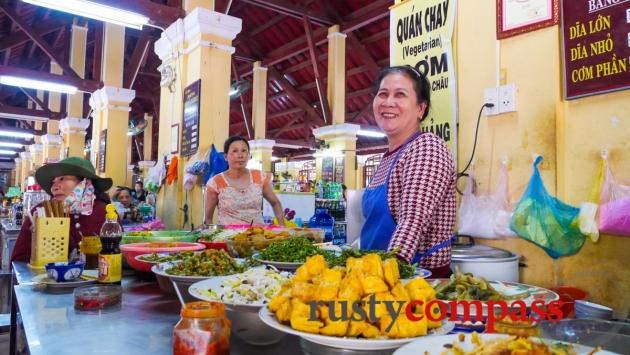 Vegetarian stall, Hoi An market