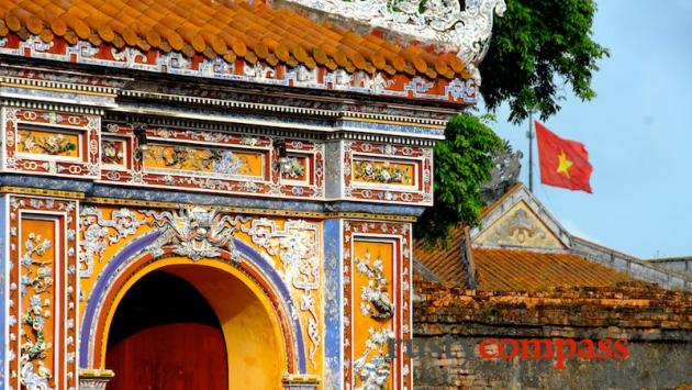 Western wall, Hue Citadel