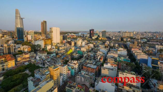 Saigon's skyline - the density is staggering.