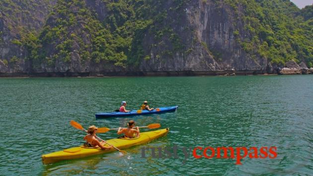 Kayaking, Lan Ha Bay off Cat Ba Island