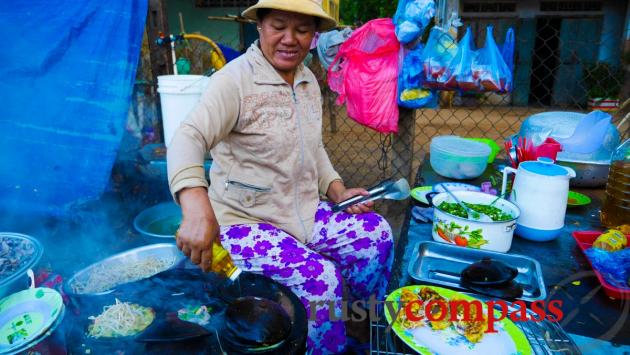 Banh Xeo stand, Ham Tien, Mui Ne