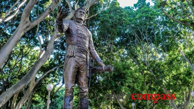 Lachlan Macquarie directs you to the street that carries his name.