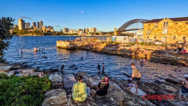 Sydney has a new harbour swimming spot - right by The Rocks - opened in 2023!