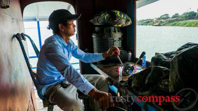 The boat man - Mekong Islands cycling