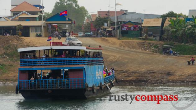 Across the Mekong River - Mekong Islands cycling