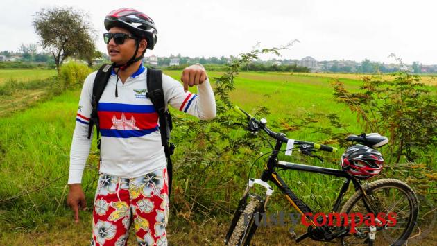 Our tour guide - Mekong Islands cycling