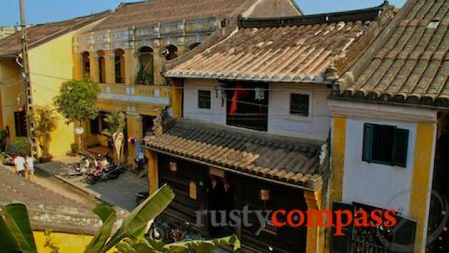 Hoi An's old streets from Morning Glory restaurant