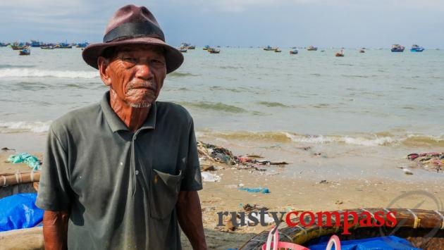 Old fisherman, Ham Tien, Mui Ne