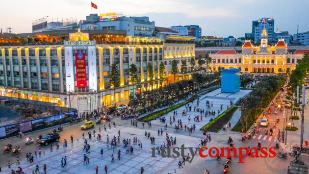 Rex Hotel, Uncle Ho and the People's Committe Building, Saigon