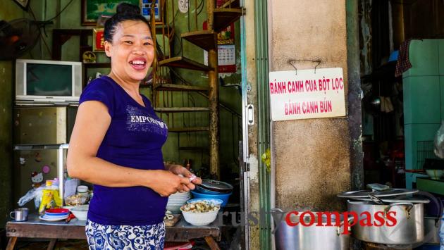 Banh canh stall, Nha Trang