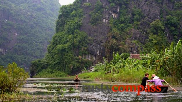 Boating at Tam Coc