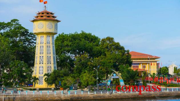 Phan Thiet's historic water tower.