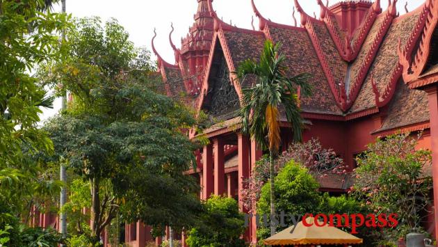 Phnom Penh's National Museum. A colonial structure with local flourishes.