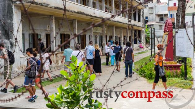 Tuol Sleng - school turned Khmer Rouge concentration camp.