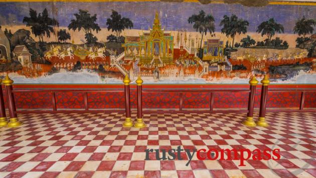 Frescoes - Royal Palace, Phnom Penh