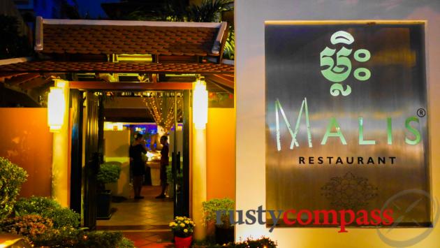 Upscale Khmer dining at Malis Restaurant, Phnom Penh